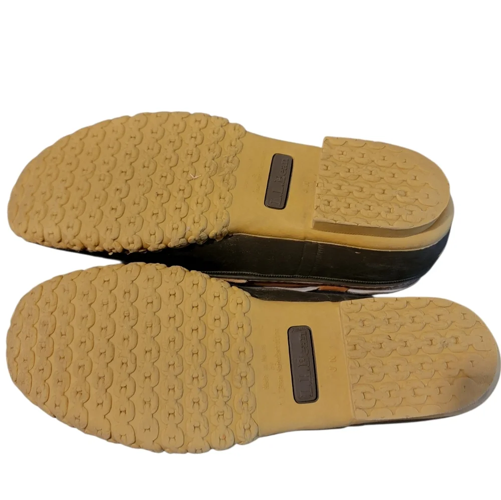 L.L.Bean Low Gumshoe Rubber Moc Duck Boots 12N‎